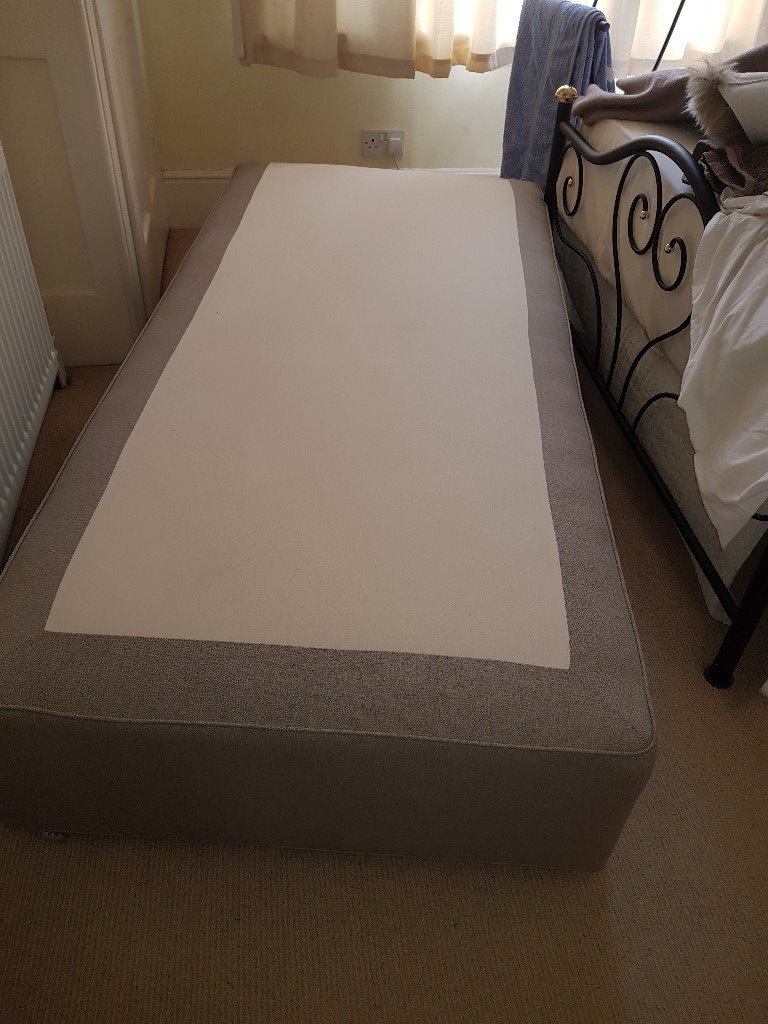 Single Divan Bed Base Millbrook With 1 Half Drawers Free To
