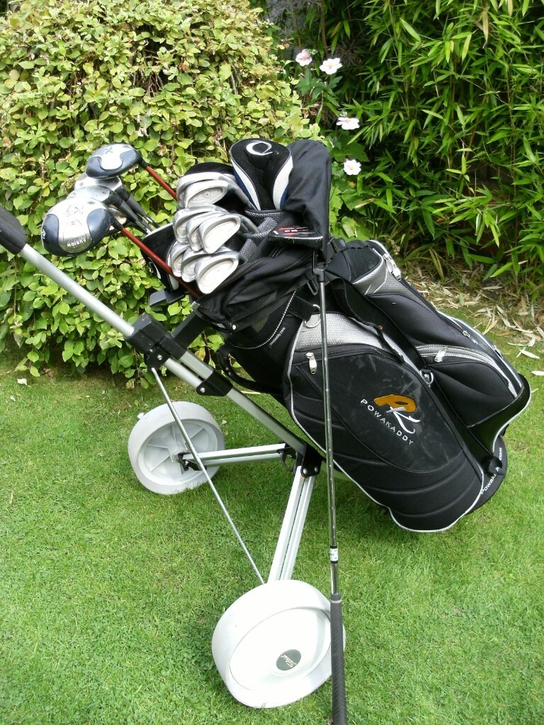 PING EYE 2 GOLF CLUBS IN BAG WITH TROLLEY MENS RIGHT HAND in Yardley