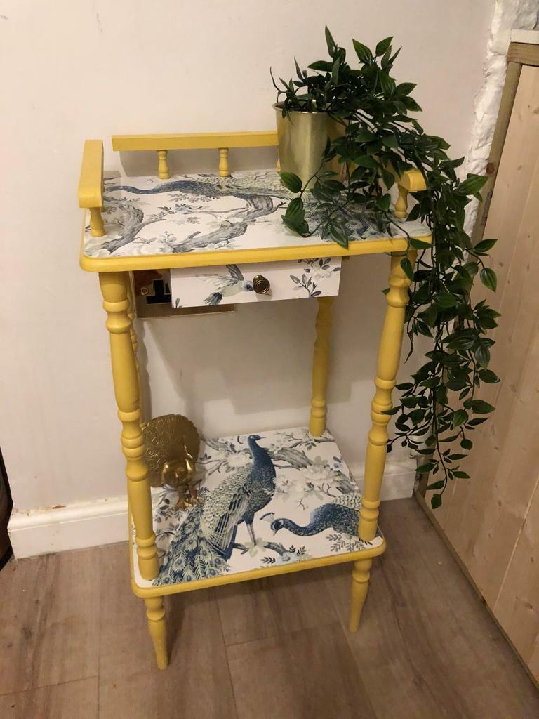 Upcycled telephone table delivered to you in Dunfermline, Fife