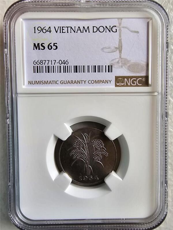 South Vietnam 1 Dong 1964 NGC MS 65