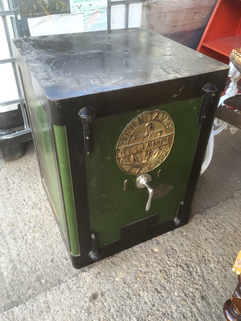 Antique Victorian 'John Tann's Reliance' Safe, Fire Resistant, Comes