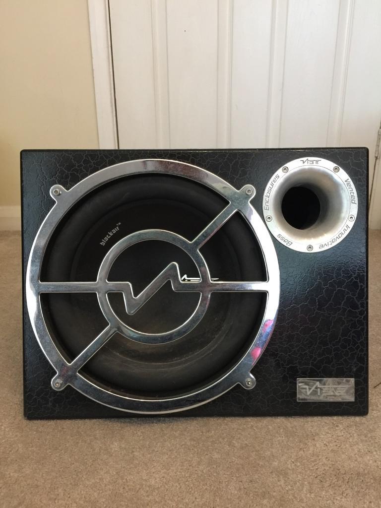 Vibe black air 12 inch subwoofer built in amp in Paignton, Devon