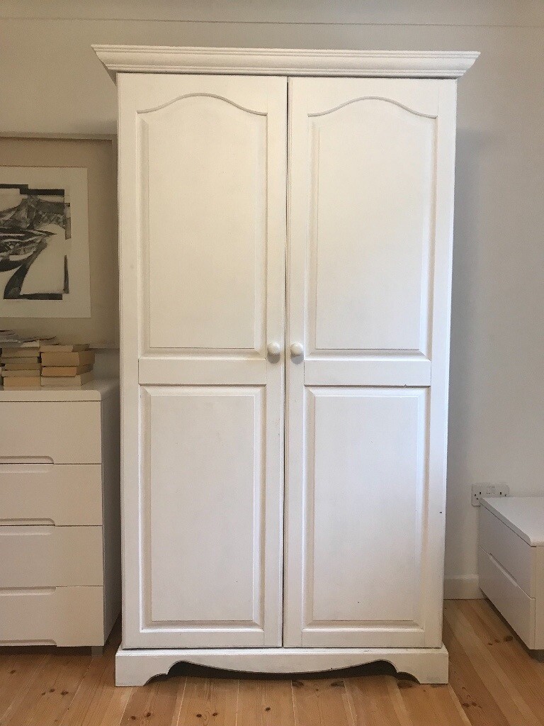 Painted White Pine Wardrobe In Carbis Bay Cornwall Gumtree