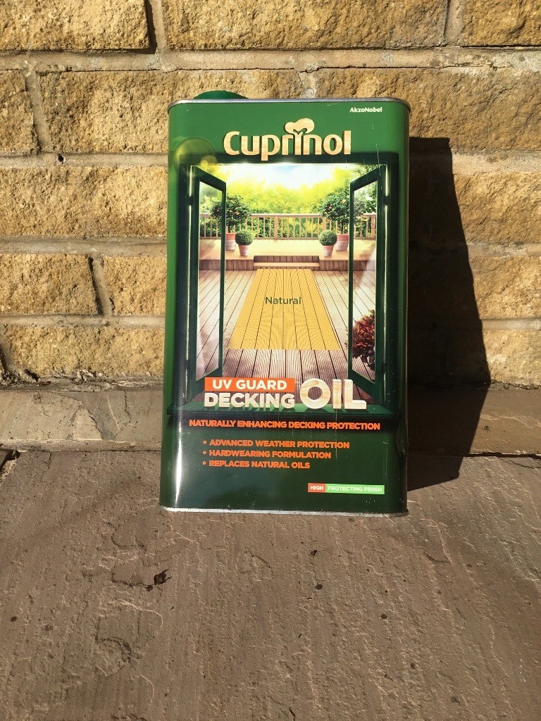 Cuprinol UV Guard Decking Oil Natural in Sheffield, South Yorkshire