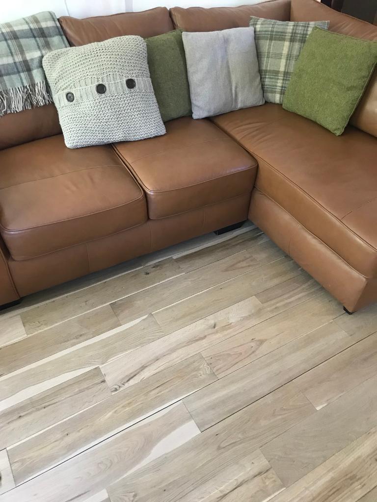 Next Michigan Tan Leather Corner Sofa in Hartford, Cheshire Gumtree