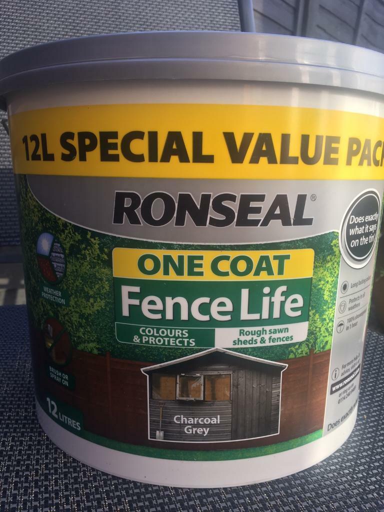 12litres of charcoal grey fence paint in Portishead, Bristol Gumtree