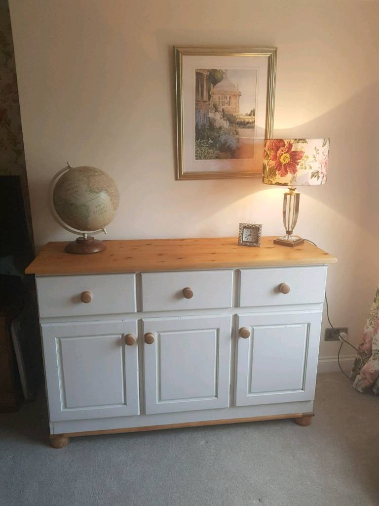Upcycled solid heavy pine sideboard / cupboard / dresser in Leighton