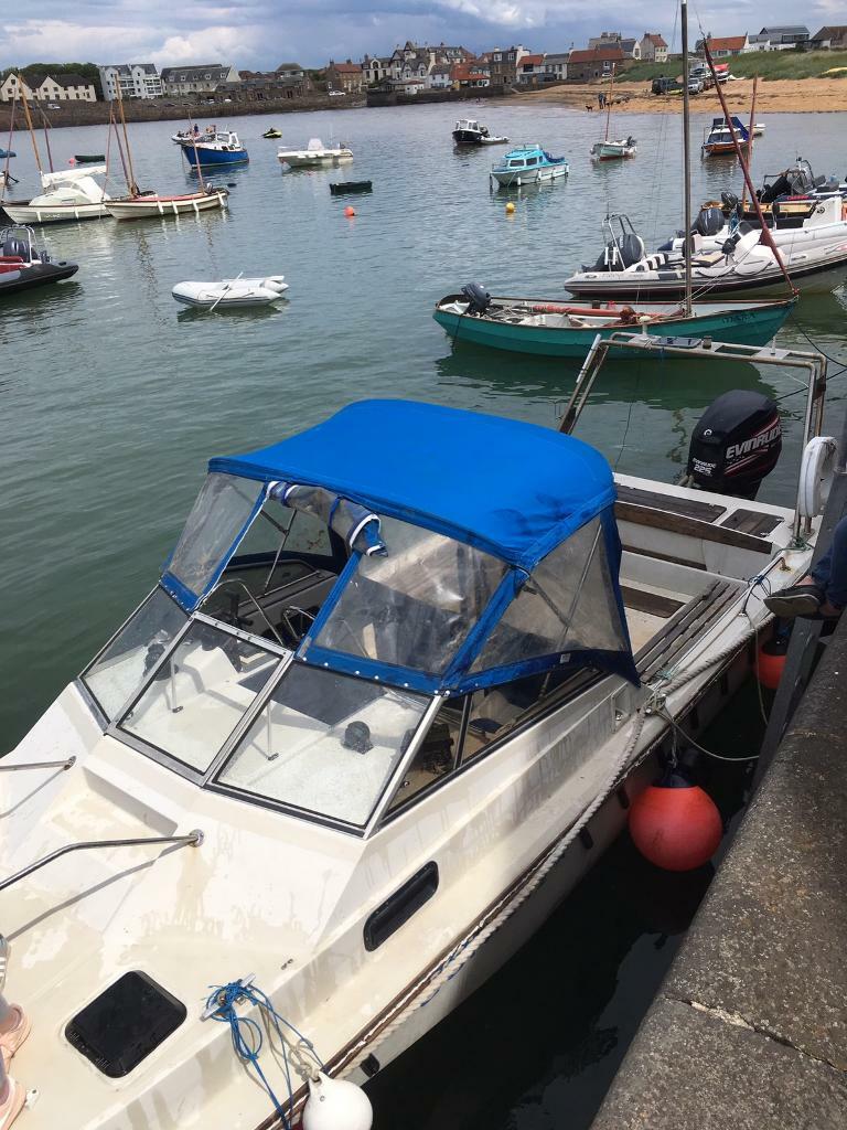 Boston Whaler Cabin Boat Fishing Boat In Tillicoultry