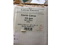 Canvas photo printing rolls