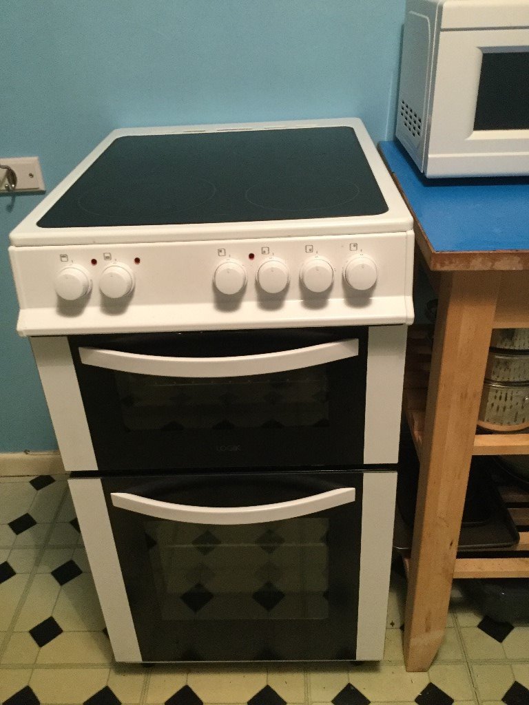 White electric cooker and hob with induction in Prestbury