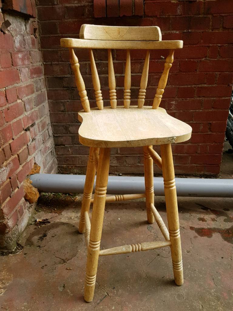 Lovely vintage wooden bar stool x2 in Dalston, London Gumtree