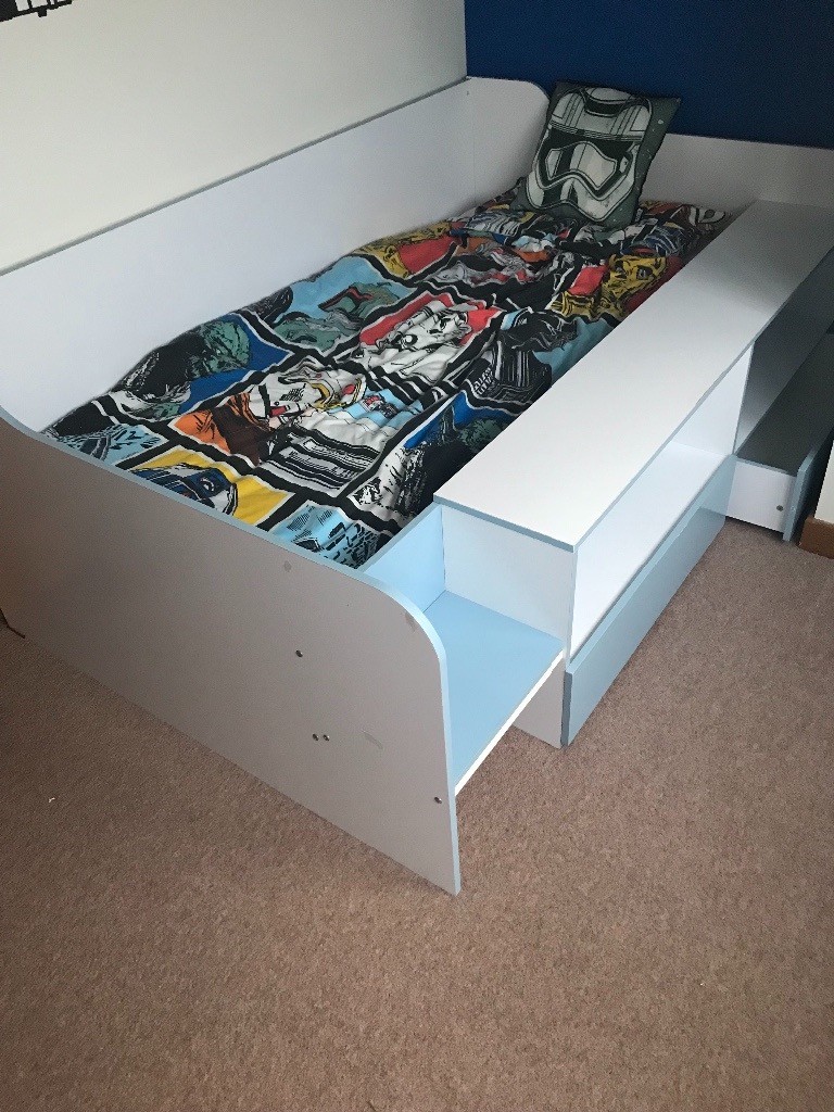 Boys Single Cabin Bed With Drawers Julian Bowen Brand In Ayr
