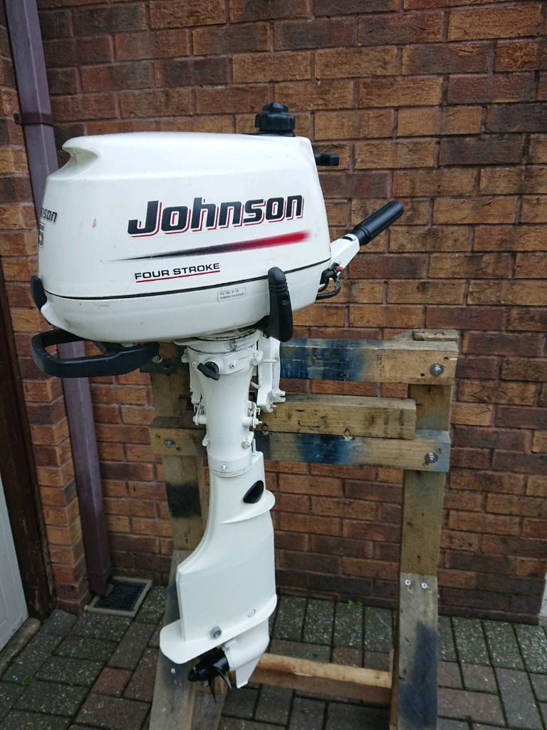 2004 Johnson 5hp 4-stroke outboard motor longshaft