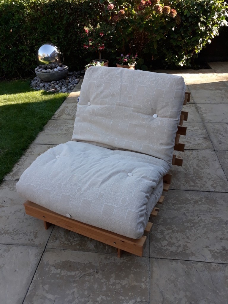 Single folding futon bed / chair good condition in Hethersett