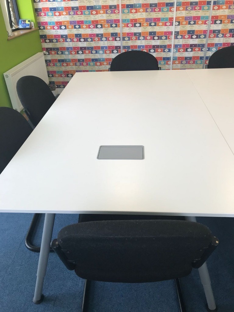 Ikea boardroom table and 8 chairs | in Cardiff Bay ...
