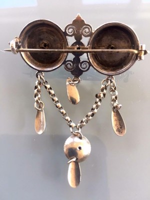 Superb Antique Norwegian 830S Silver Gilt  Bunad Solje Brooch From Norway