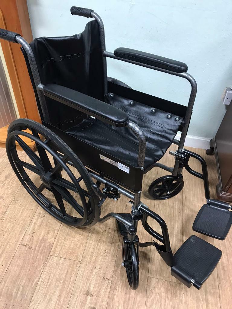 Black leather wheelchair in Kirkintilloch, Glasgow Gumtree