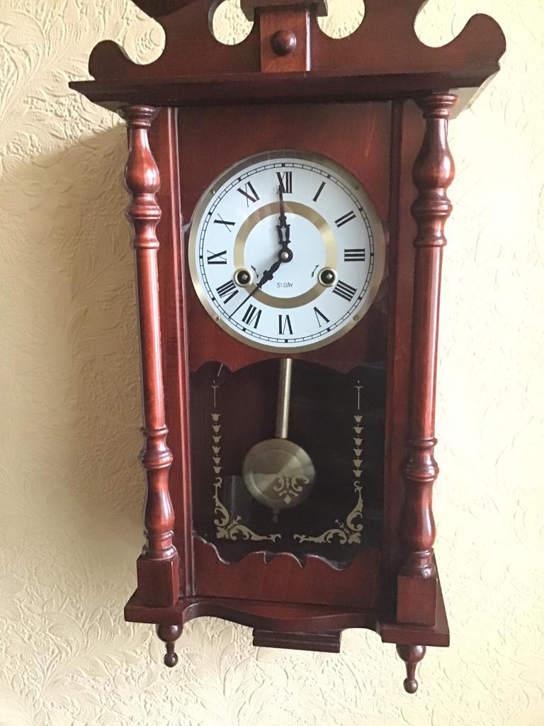 31 day chimes wind up clock | in Plymouth, Devon | Gumtree