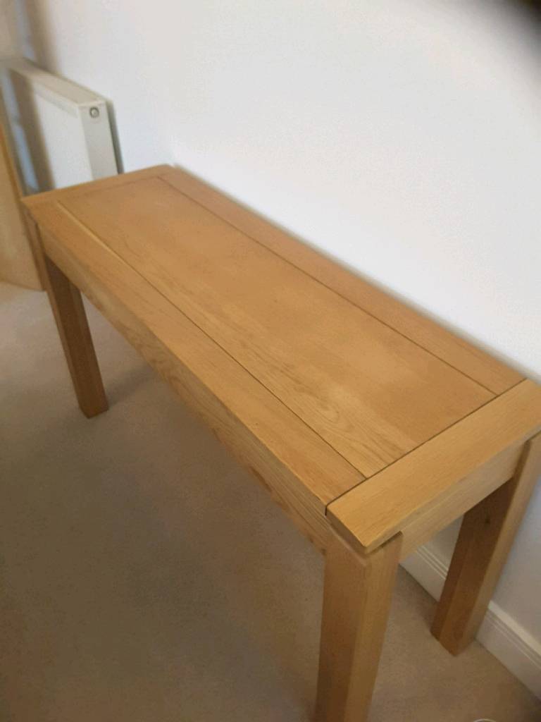 CONSOLE TABLE. SOLID OAK. MULTIYORK COPENHAGEN RANGE in Purley