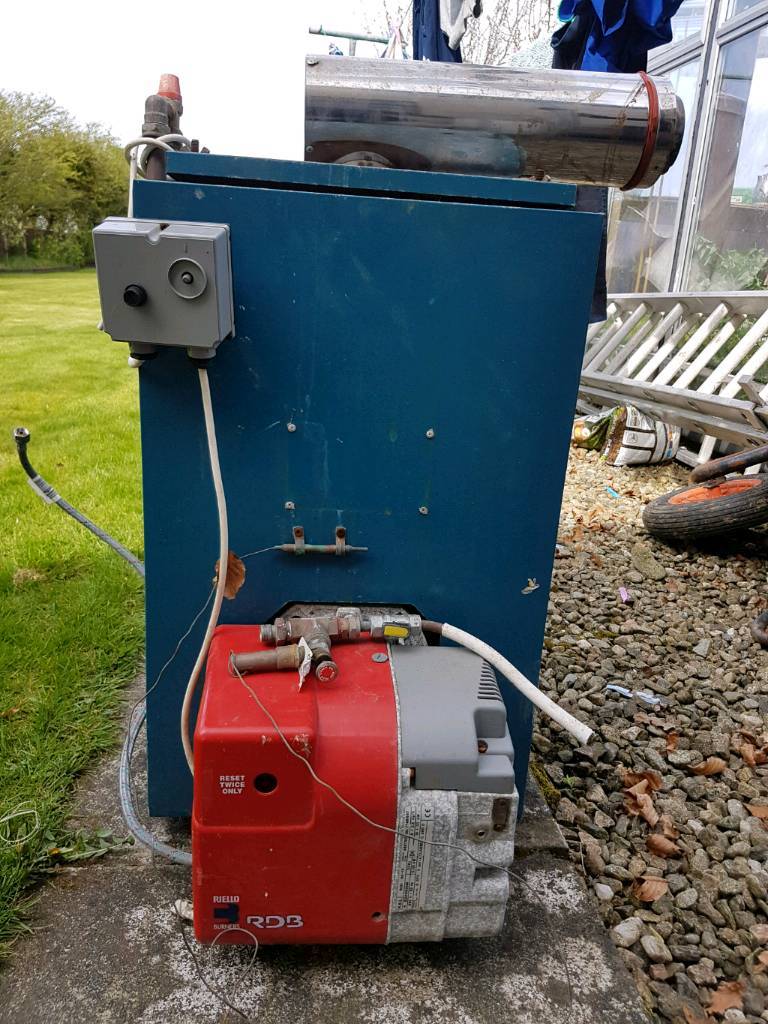 Oil Boiler + Burner + Galvanised Enclosure in Limavady, County