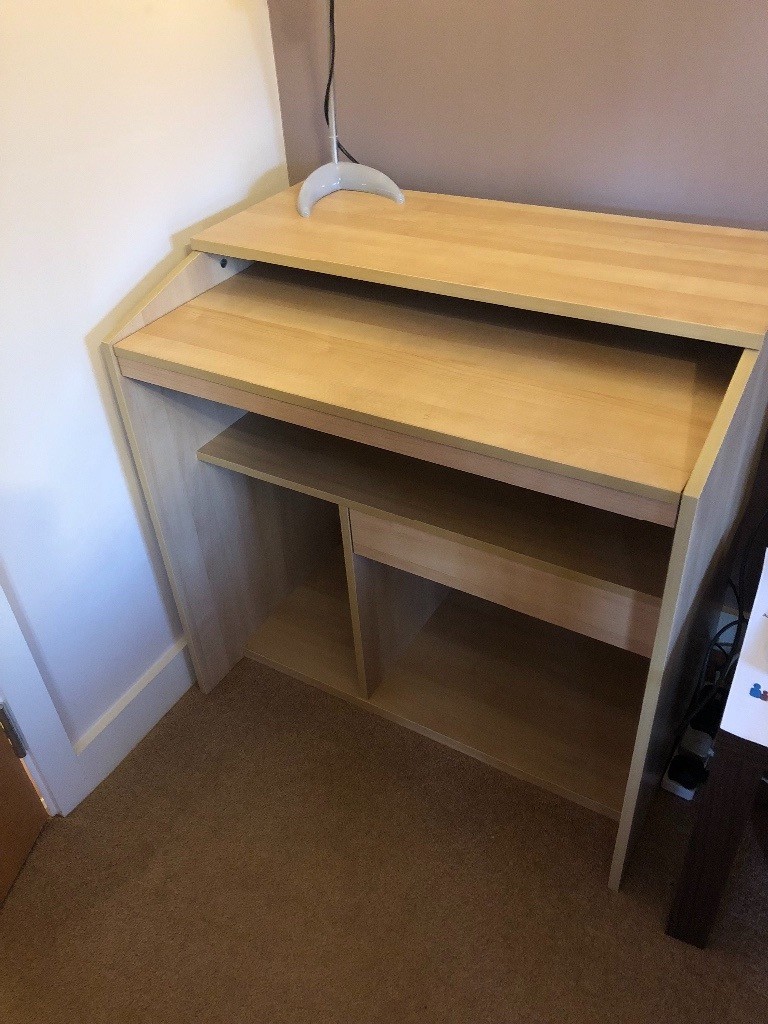 Computer desk For Sale with Pull out shelf and drawer. in Dudley