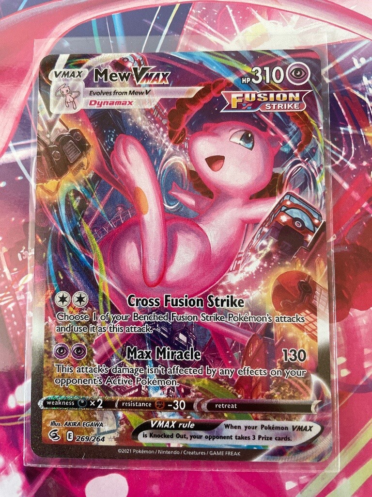 Alternate art Mew VMAX Fusion Strike in St Mellons, Cardiff Gumtree