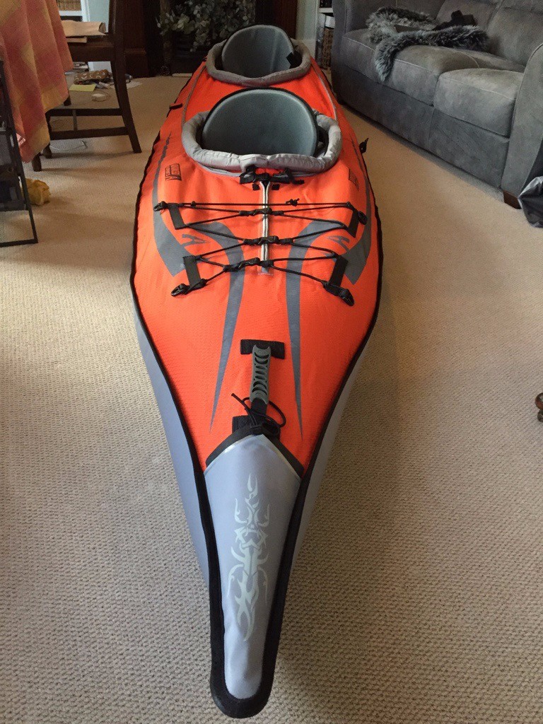 Advanced Elements Convertible double (or single) inflatable kayak in