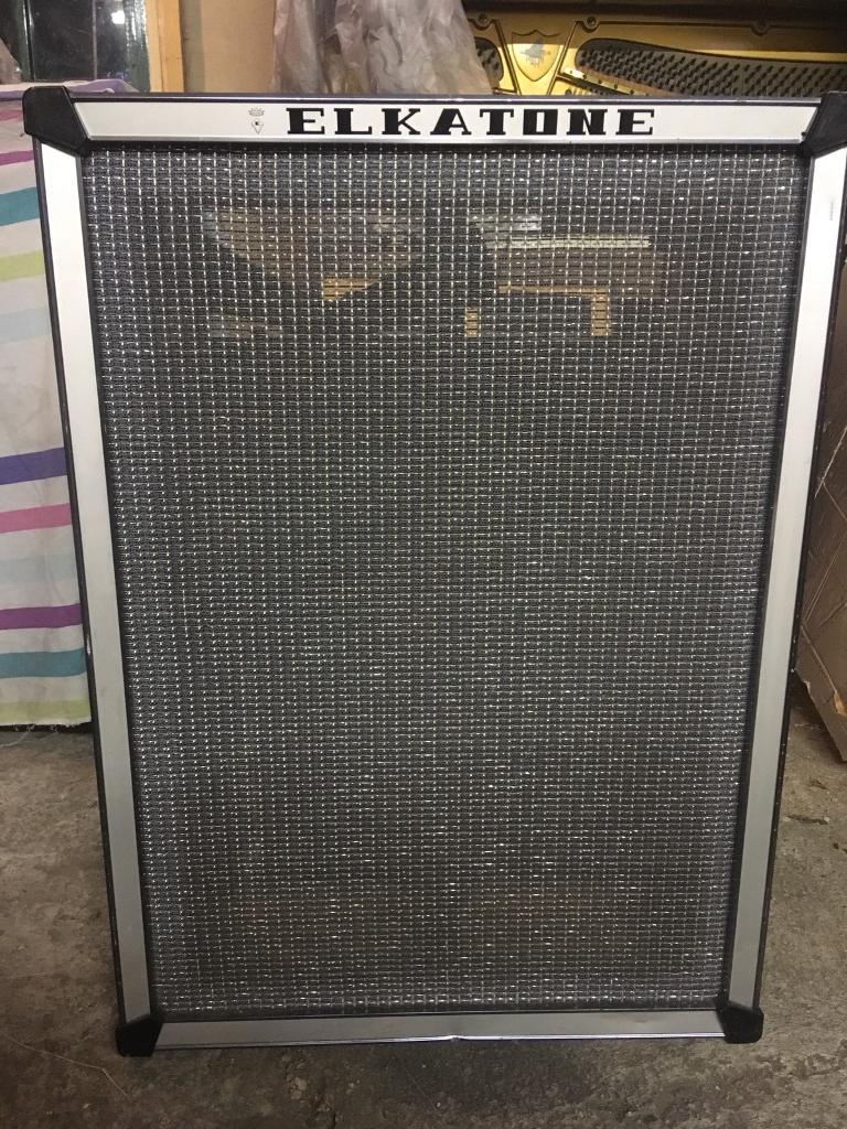 Elka Leslie Speaker Elkatone Rotary with jack input Hammond Organ