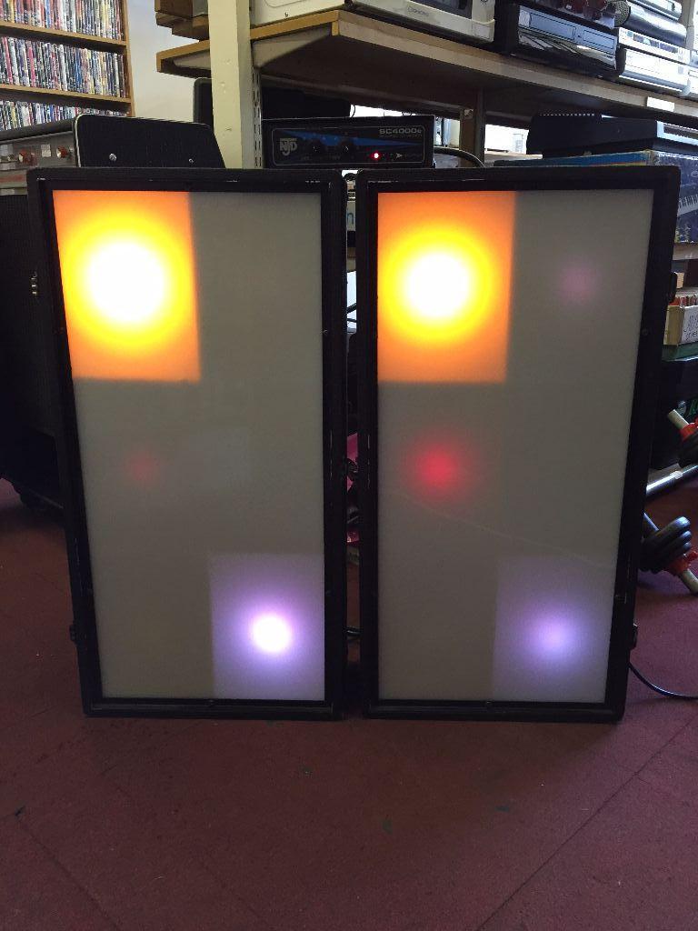 2 x Portable Disco Light Boxes + NJD SC4000e Controller in Cambridge