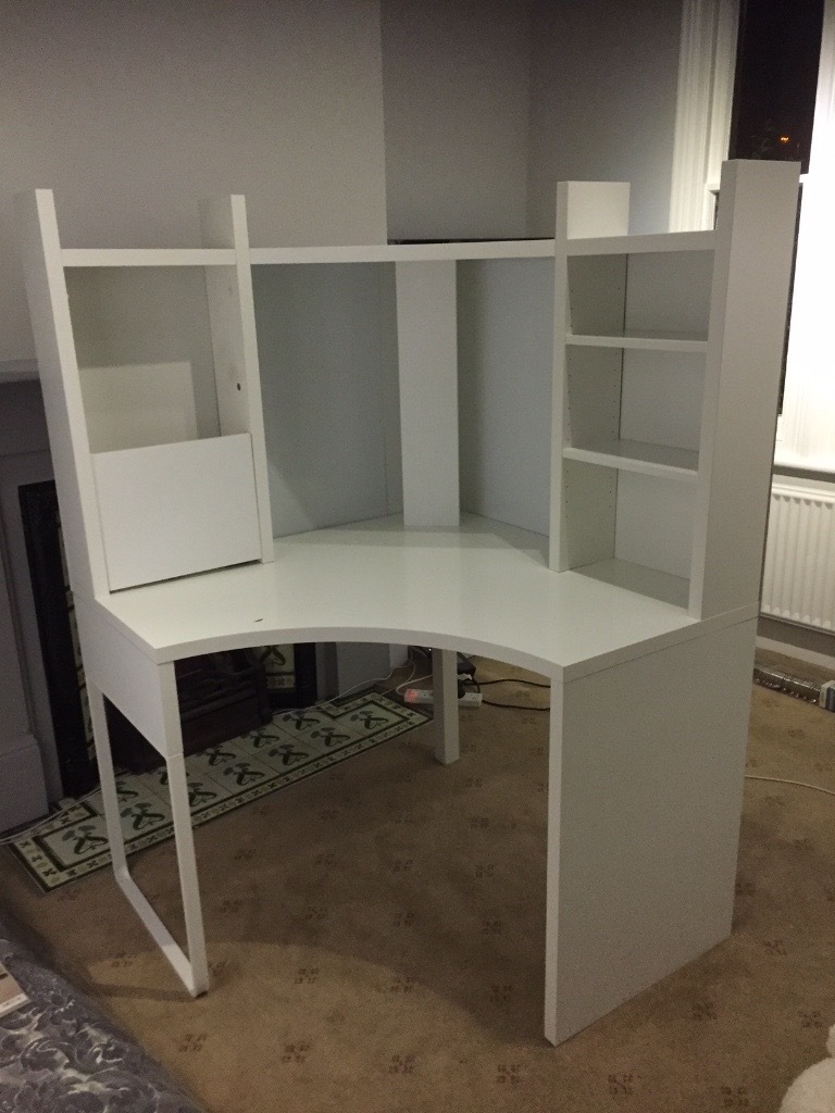 Ikea desk /corner workstation MICKE white in Ripley, Derbyshire Gumtree