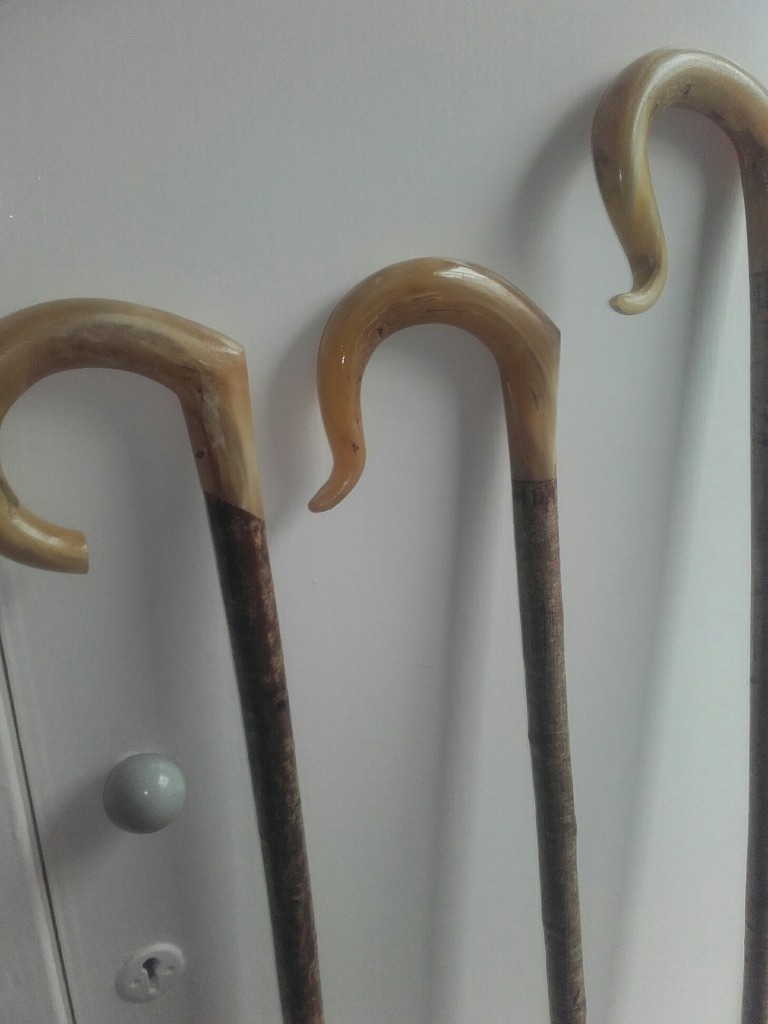 Handmade shepherd's crooks / handcrafted traditional walking sticks