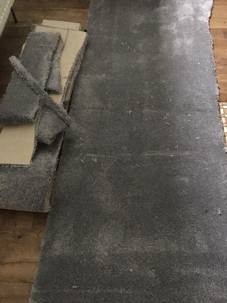 Plush grey carpet offcut 70 x185 + more FREE in Cupar, Fife Gumtree