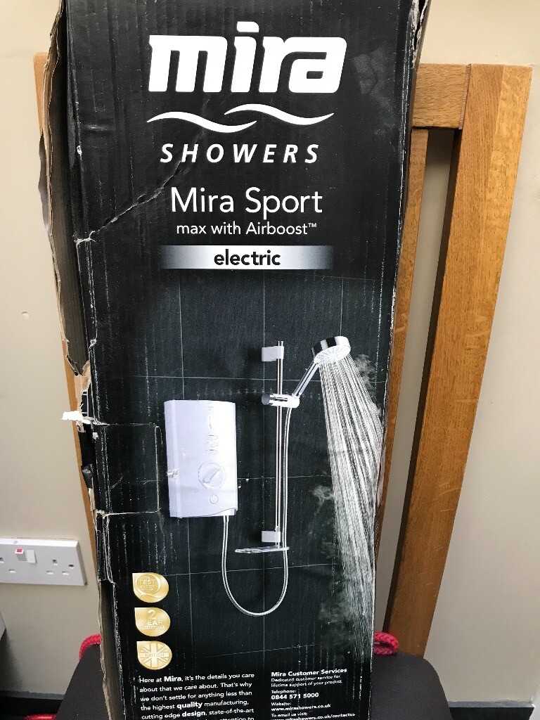 Mira Sport electric shower with apirboost 10.8 Kw....NEW..... in Oban