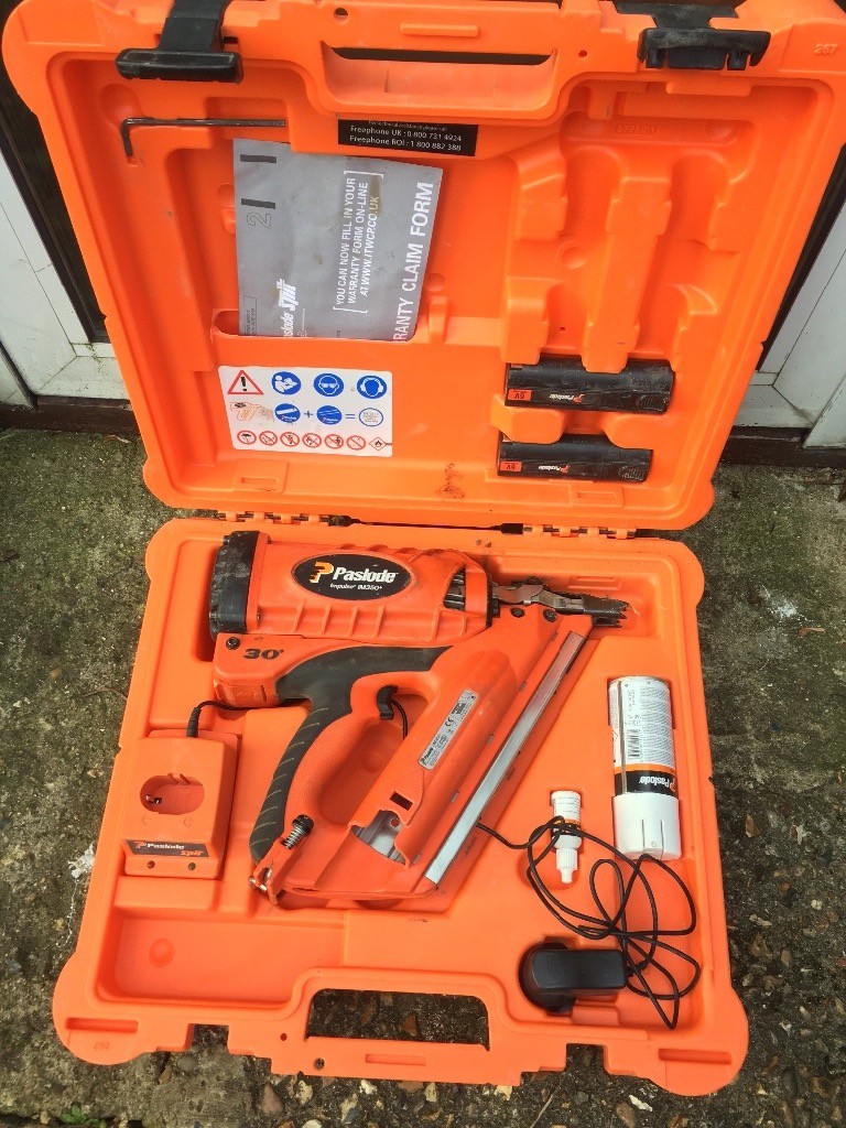 Paslode im350 plus im350+ Nail gun gas timber framing first fix 1st fix