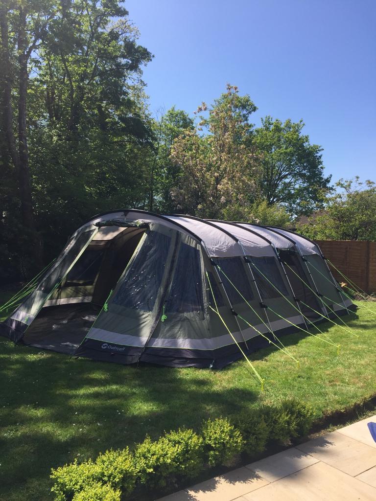 OUTWELL VERMONT XLP 7 PERSON TENT WITH FOOTPRINT AND CARPET in Great