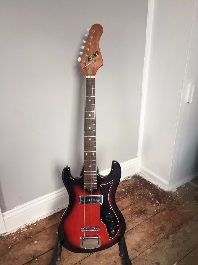 Zenta Guitar 1970s Acoustic Soundboard