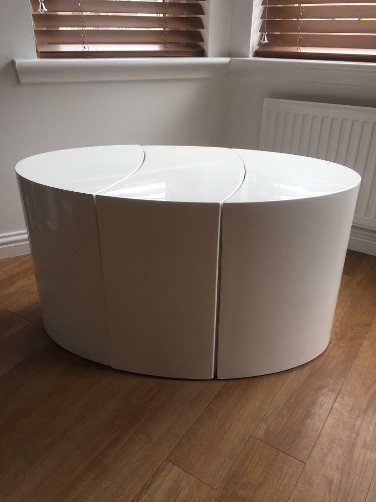 Dwell White gloss nest of tables in Dundee Gumtree