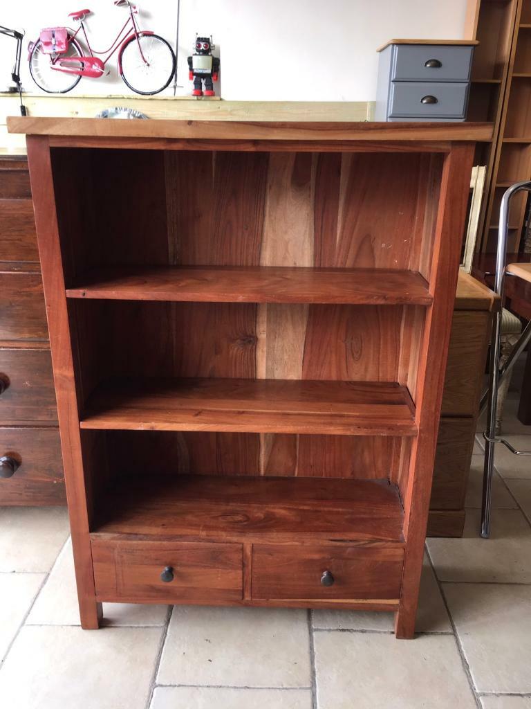 Solid hardwood bookcase with drawers in Gateshead, Tyne and Wear