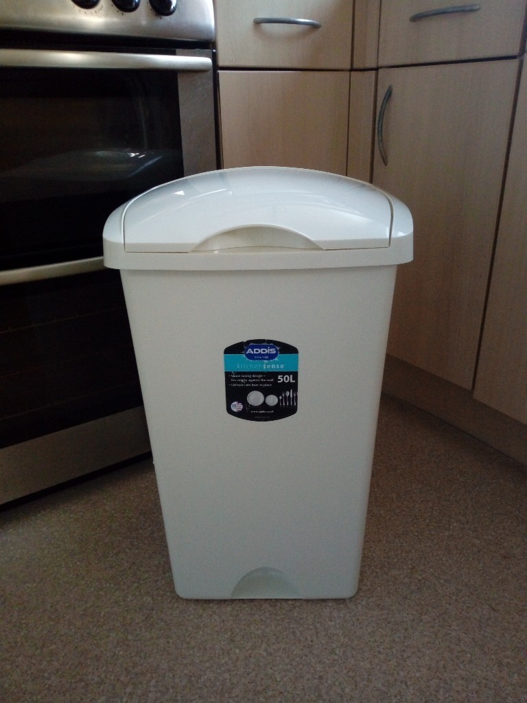 New Addis Cream 50L large kitchen waste bin. in York, North Yorkshire