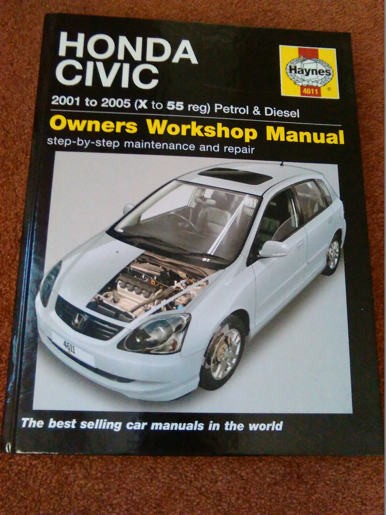 Honda Civic 2000 to 2005 Haynes Service and Repair Manual 4611