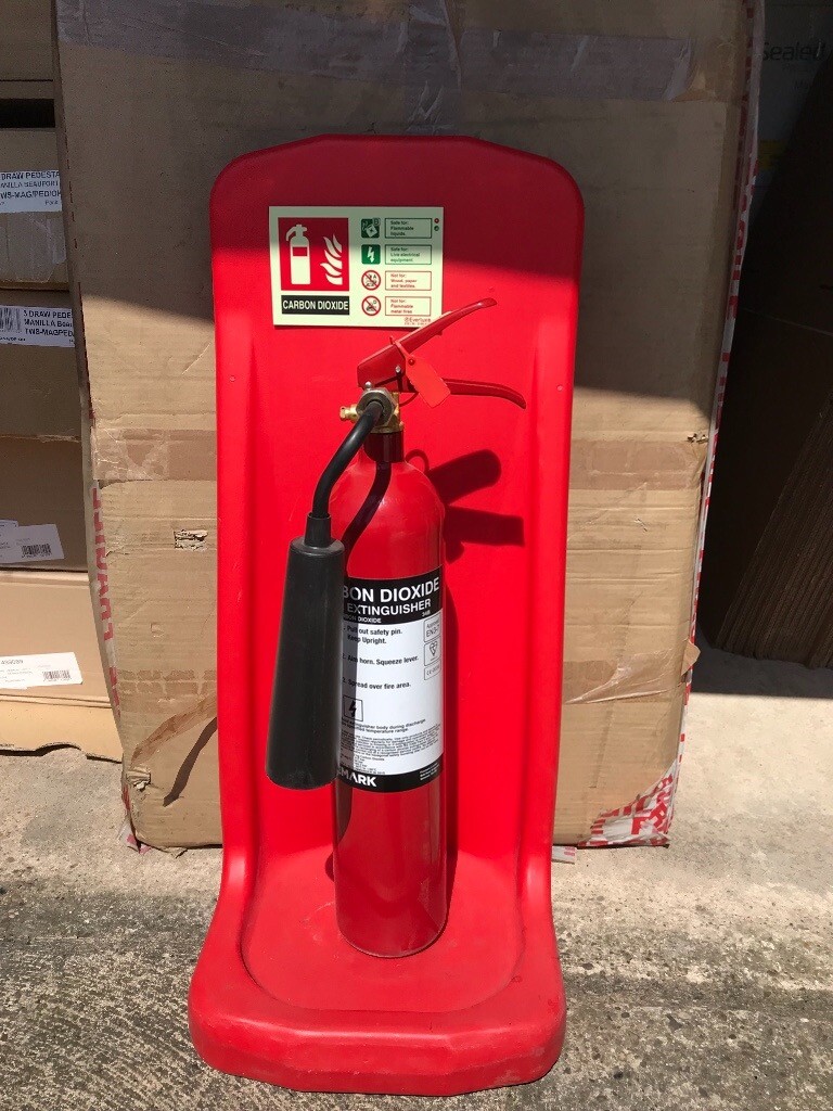 Co2 fire extinguisher for sale with caddy in Wollaton