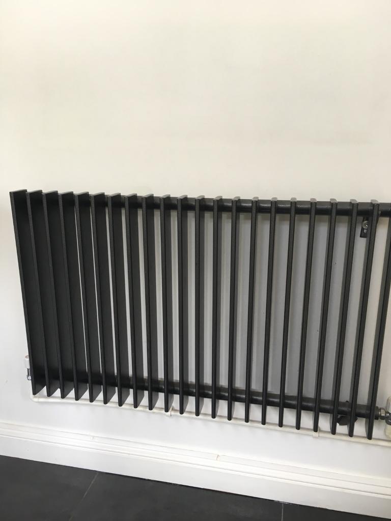 Wickes MultiColumn Designer Radiator Gunmetal Grey 600 x 990 mm in