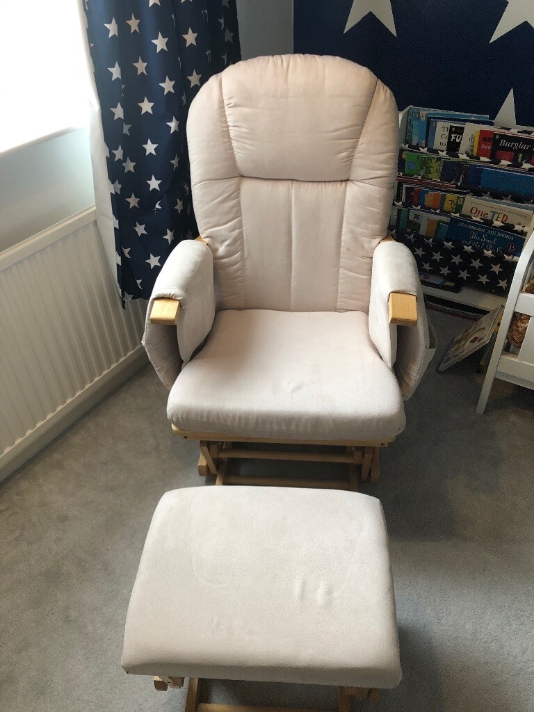 Mothercare baby nursing chair with foot stool in Oldham, Manchester
