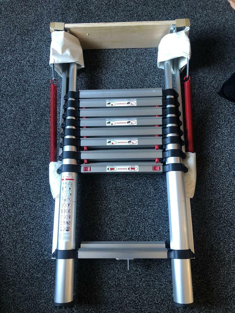telescopic loft ladder b&q
