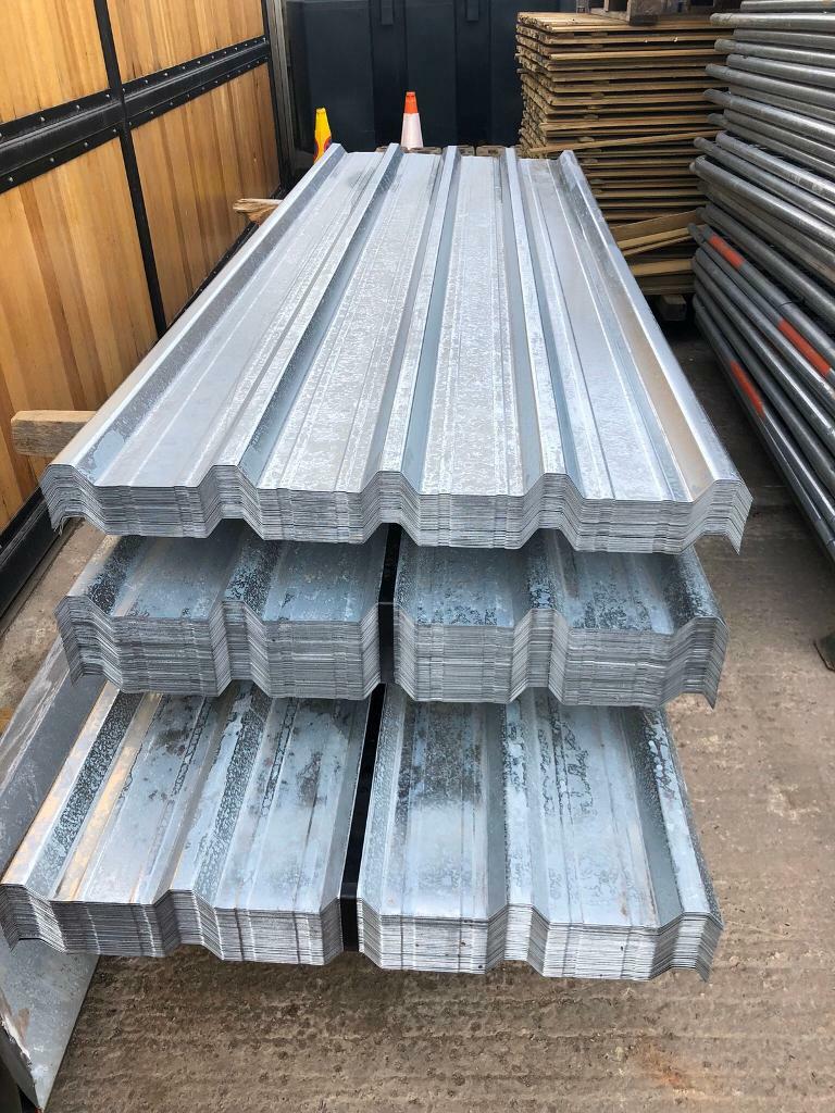 Galvanised Box Profile Roof Sheets 2.4/3M New in Broadheath