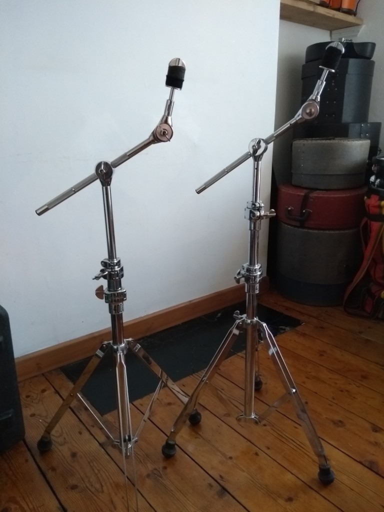 Sonor 400 miniboom cymbal stands, with memory locks, excellent