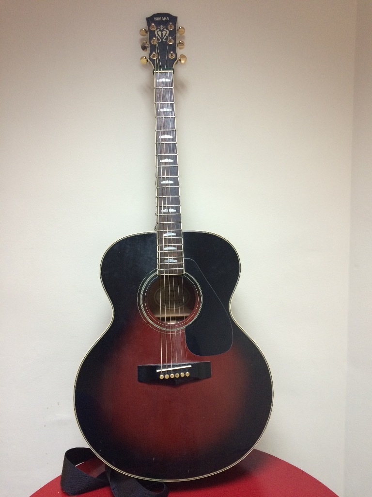 Yamaha fj651 Jumbo Acoustic Guitar, Rare early 90's model good