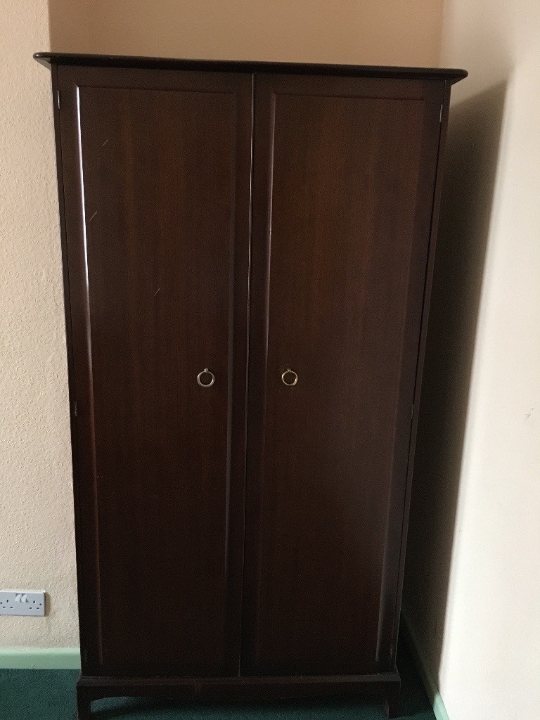 Stag Minstrel Wardrobe With Shelves In Gosport Hampshire