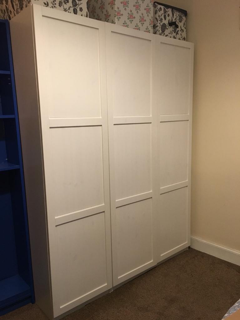 Ikea Pax triple wardrobe with Hemnes doors. in Hyndland, Glasgow