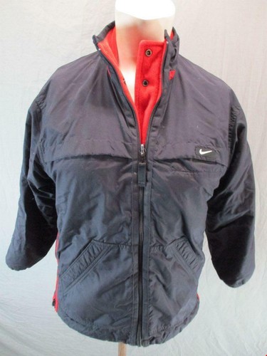 NIke Size S(8) Boys Black Active Full Zip Insulated No Hood